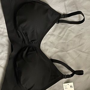 Black maternity nursing bra. Size XL